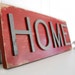 Primitive sign wood sign home sign Corona Red metal sign home decor
