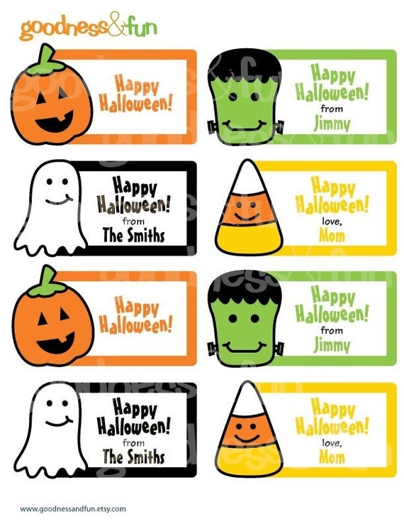 Halloween Name Tags Free Printable