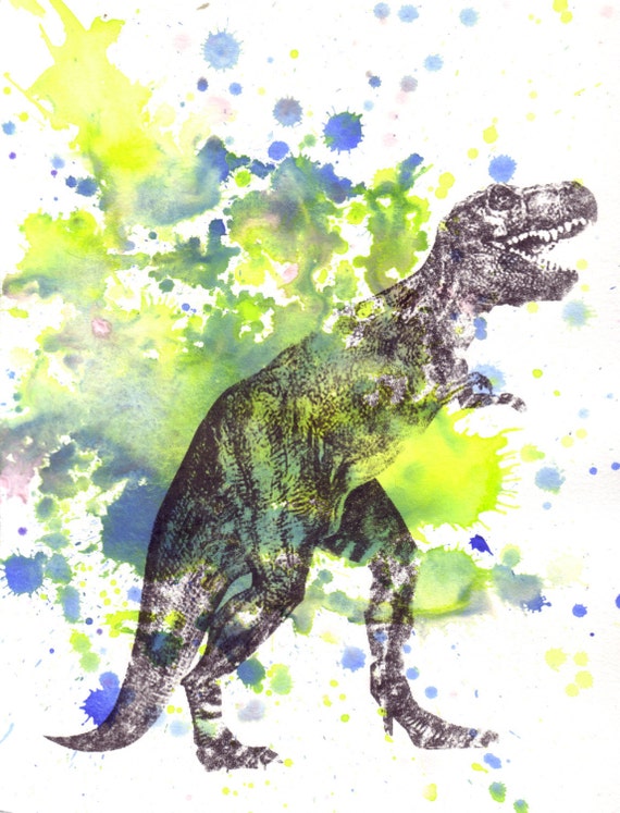 t rex painting