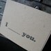 clever funny unique I blank you postcard
