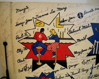 Vintage 1950s Photo Album or Scrapbook