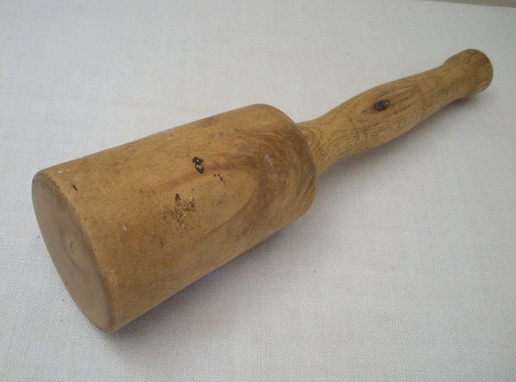 Vintage Primitive Wooden Masher