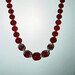 Natural Ruby Beaded Necklace (WAS 350.00)