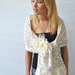 Lace Ivory Wedding Wrap Shawl