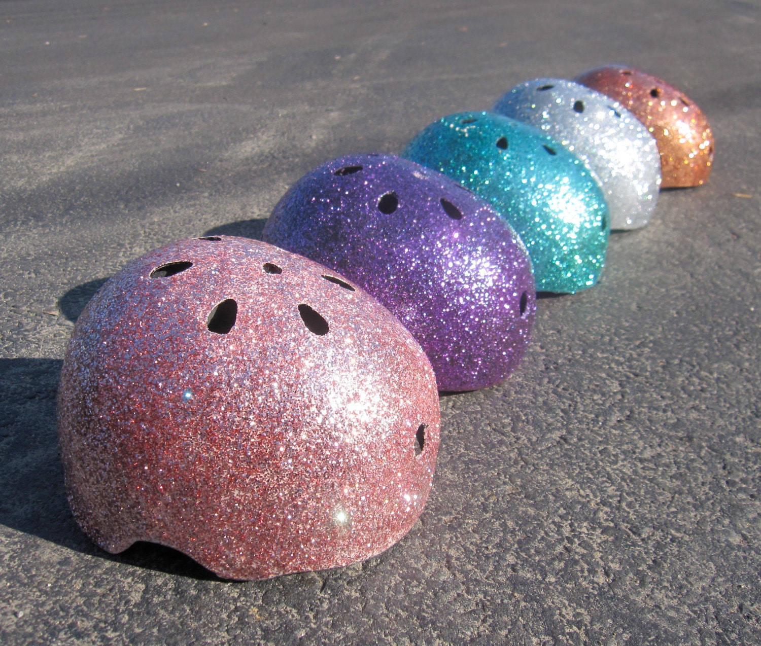 Roller Derby Custom GLITTER Helmet