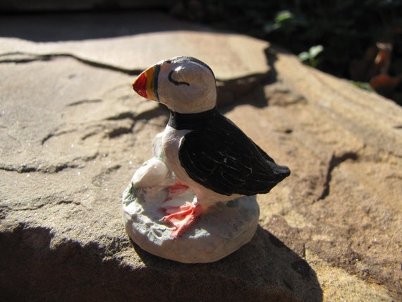 puffin bird figurines