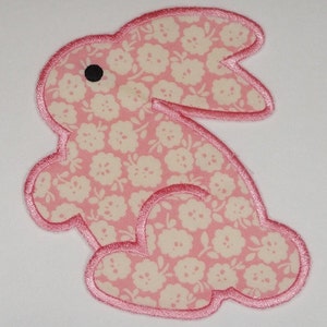 Bunny Machine Embroidery Applique Design