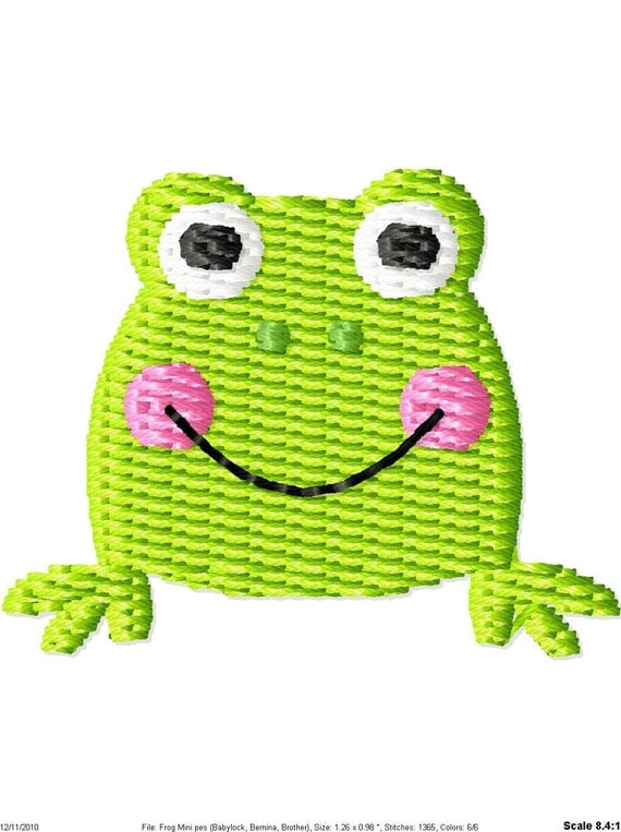 Download Frog Mini Machine Embroidery Design