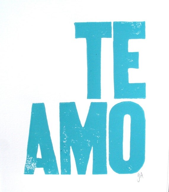 what does te amo mean