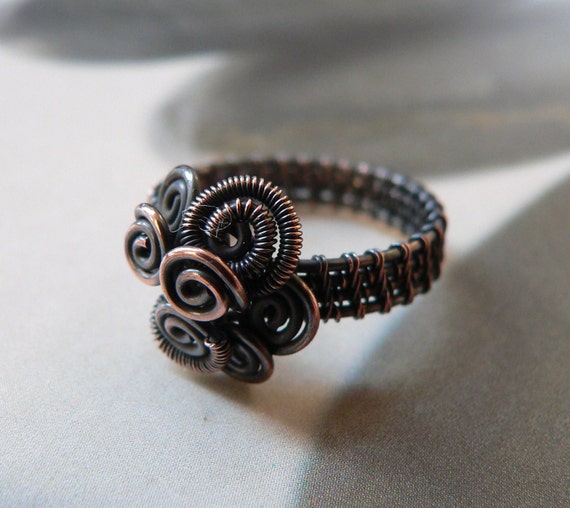 Wirewrapped Copper Ring