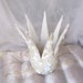 COUPON SALE 40% off Crown - decorative white
