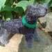 Black Miniature Schnauzer Hand Knit Pet Remembrance Dog