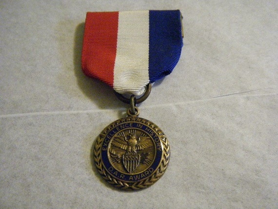 Vintage Pin Dar Excellence In History Award Sale