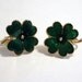Vintage AVON Lucky 4 Leaf Clover Earrings