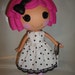 Lalaloopsy cute white polka dots dress and bag