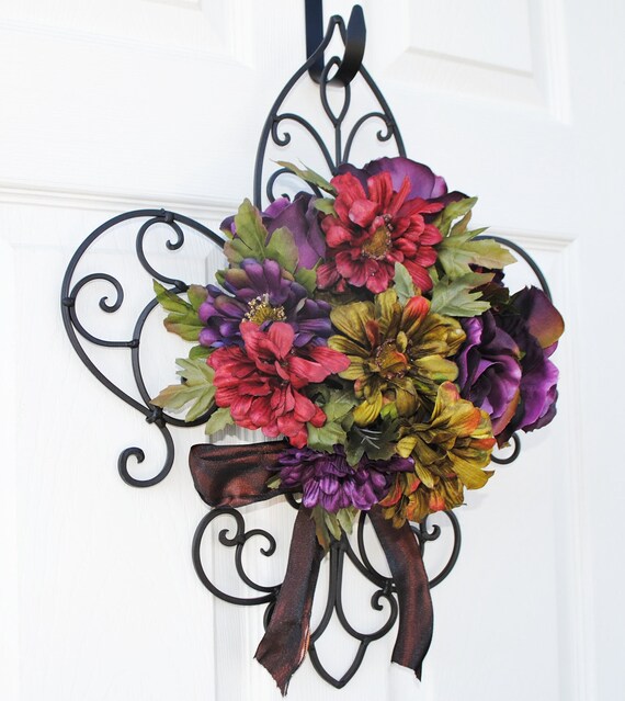 Tuscan DecorDoor WreathWrought Iron Wreath