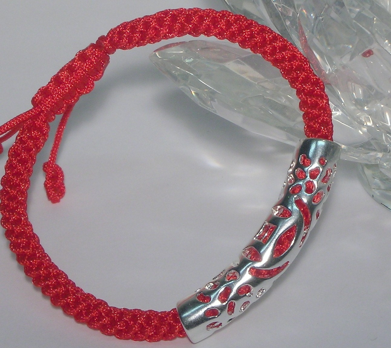 Moneybringer Red String Bracelet by chaoxia on Etsy