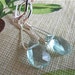 Aqua Quartz Earrings, Blue quartz earrings, Gift for her, gift under 20, Teardrops in aqua, Sterling silver