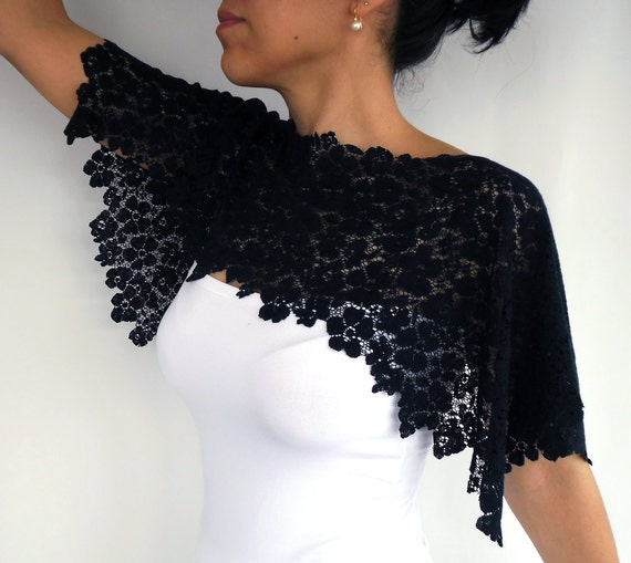 lace shoulder wrap