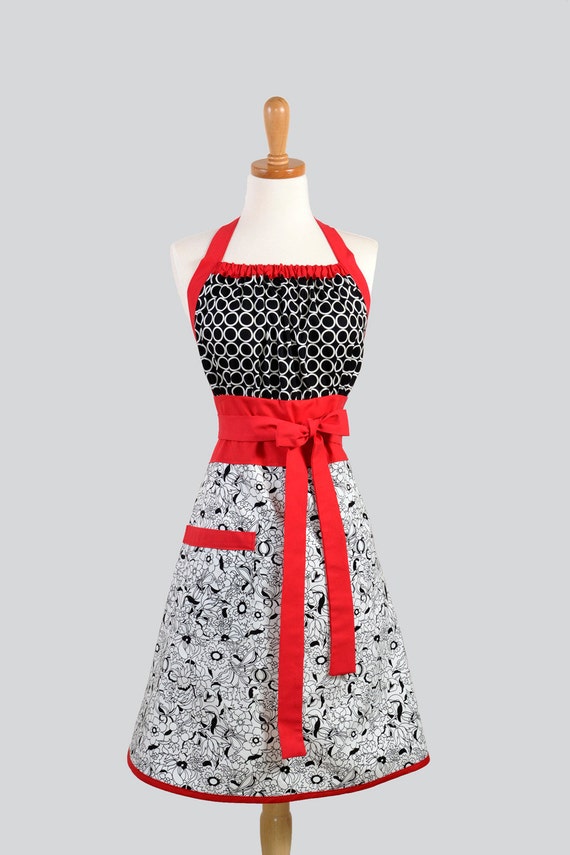 Cute Kitsch Apron . Modern Design With Lovely by CreativeChics