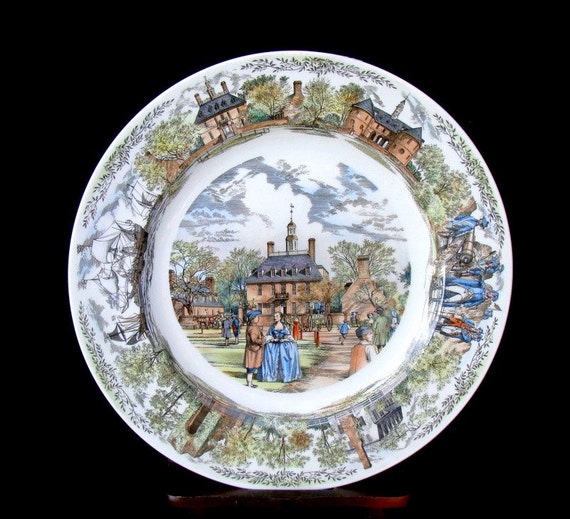 Vintage Commemorative Historical Williamsburg Virginia