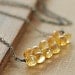 Citrine Necklace in Sterling Silver, Yellow Gemstone Necklace, November Birthstone, Honey Kisses