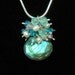 Labradorite Necklace Gemstone Cluster Necklace Apatite Pearl Spinel Labradorite