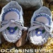 Baby MoccasinsBy Desi, Beaded,Light Purple, Lambskin leather