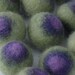 Felted beads, Felted Wool Beads, Hand Made Felted Beads