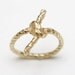 Forget Me Knot Ring Gold Vermeil