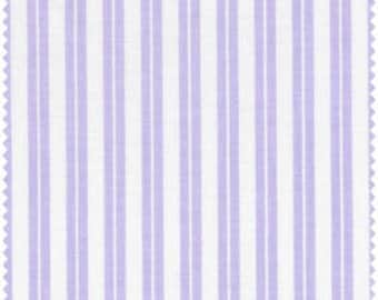 Purple Stripe Print Fabric Baby Basics Collection