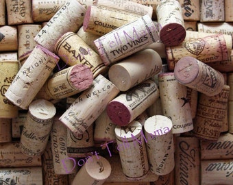 WINE CORKS 100 Used All Natural Wine Corks for Crafting Projects - Crafting Supplies