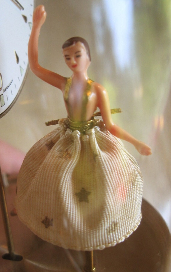Junghans Dancing Ballerina Clock under Dome Germany