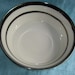 Lenox Venture Vegetable Bowl Platinum & Black Vintage
