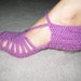 FREE SHIPPING Purple Slippers