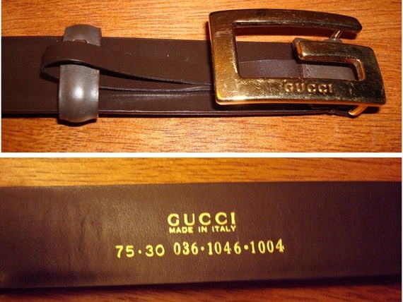 HOLIDAY SALE Authentic Vintage 80&#39;s Gucci Brown Leather