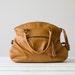Leather handbag , leather messenger bag , leather shoulder bag in light Brown - Arethusa bag