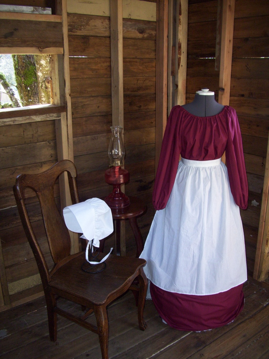 Colonial Dress Costume Civil War Pioneer Prairie New