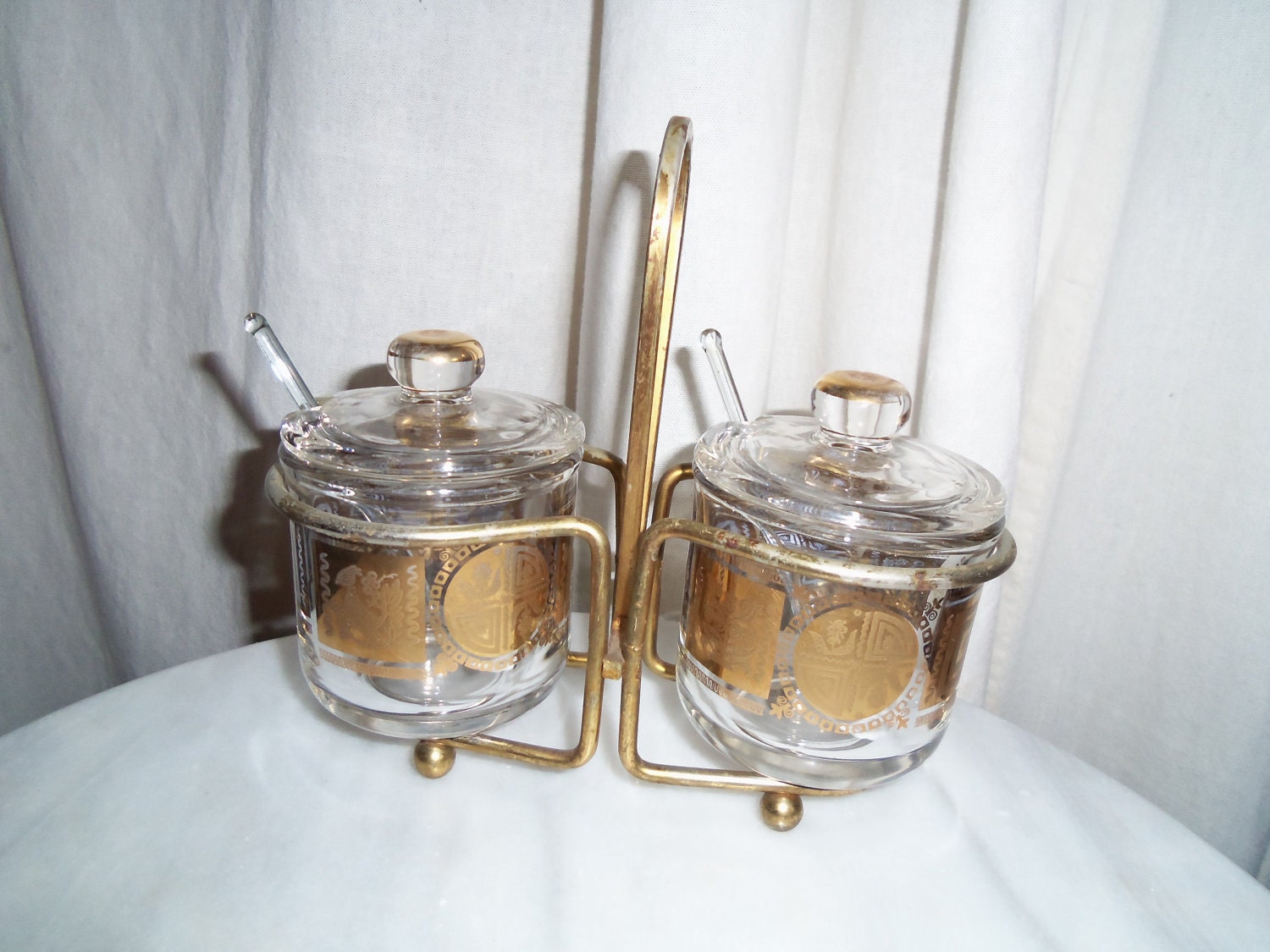 Vintage Mid Century Condiment Caddy by Thesewingcottageusa on Etsy