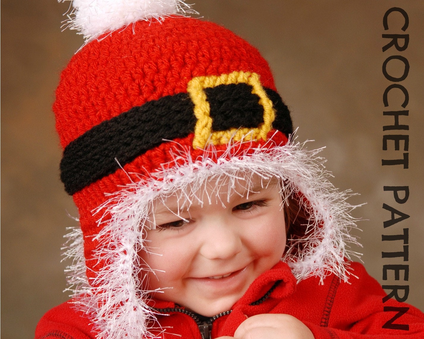 pom crochet beanie pom Santa CROCHET HAT by Adults Beanie Ski PATTERN PlayinHookyDesigns