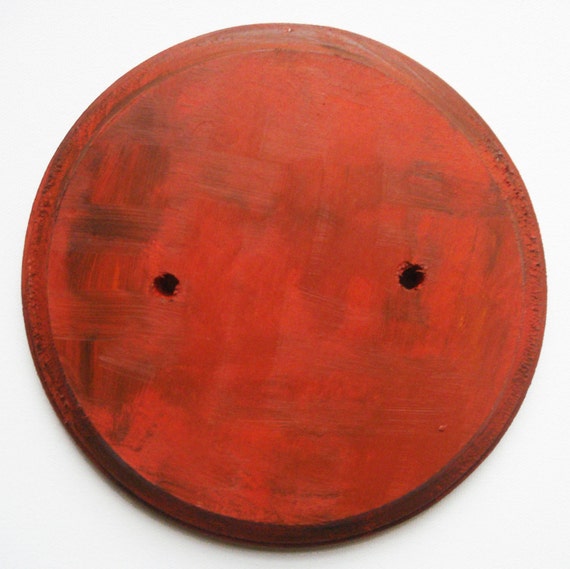 Items similar to Red Button Wall Decor, Large on Etsy