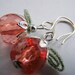 Winter Berry Earrings: Tiny Frosted Fruit