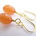SALE- Nectar - Honey Orange Petite Earrings: Affordable gifts for everyday wear - bridesmaids sets