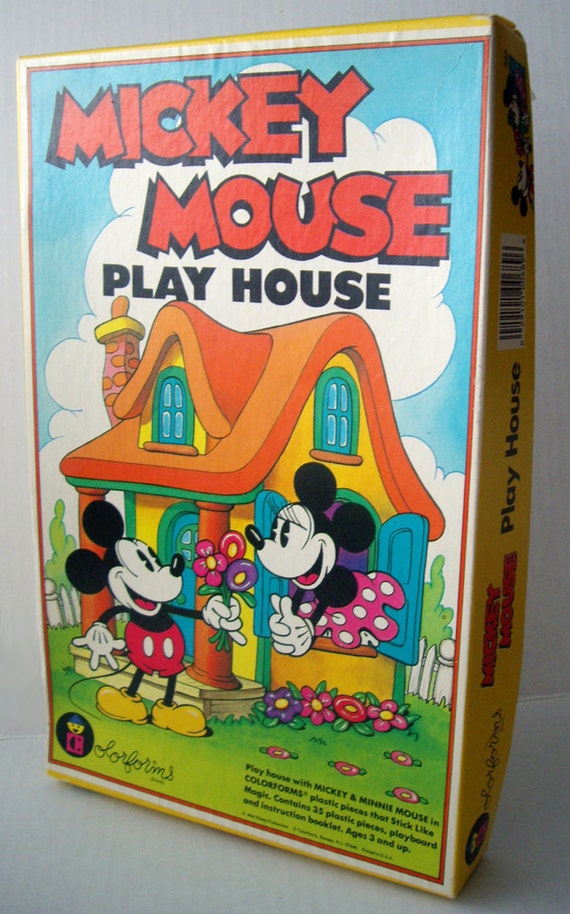 Mickey Mouse Play House Colorforms Disney It's