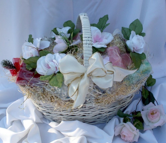 ... Candle Basket with Candle Poem for Bridal Shower or Wedding Gift