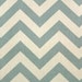 SALE - Premier Prints Fabric Zig Zag Chevron in Village Blue and Natural - Fat Quarter