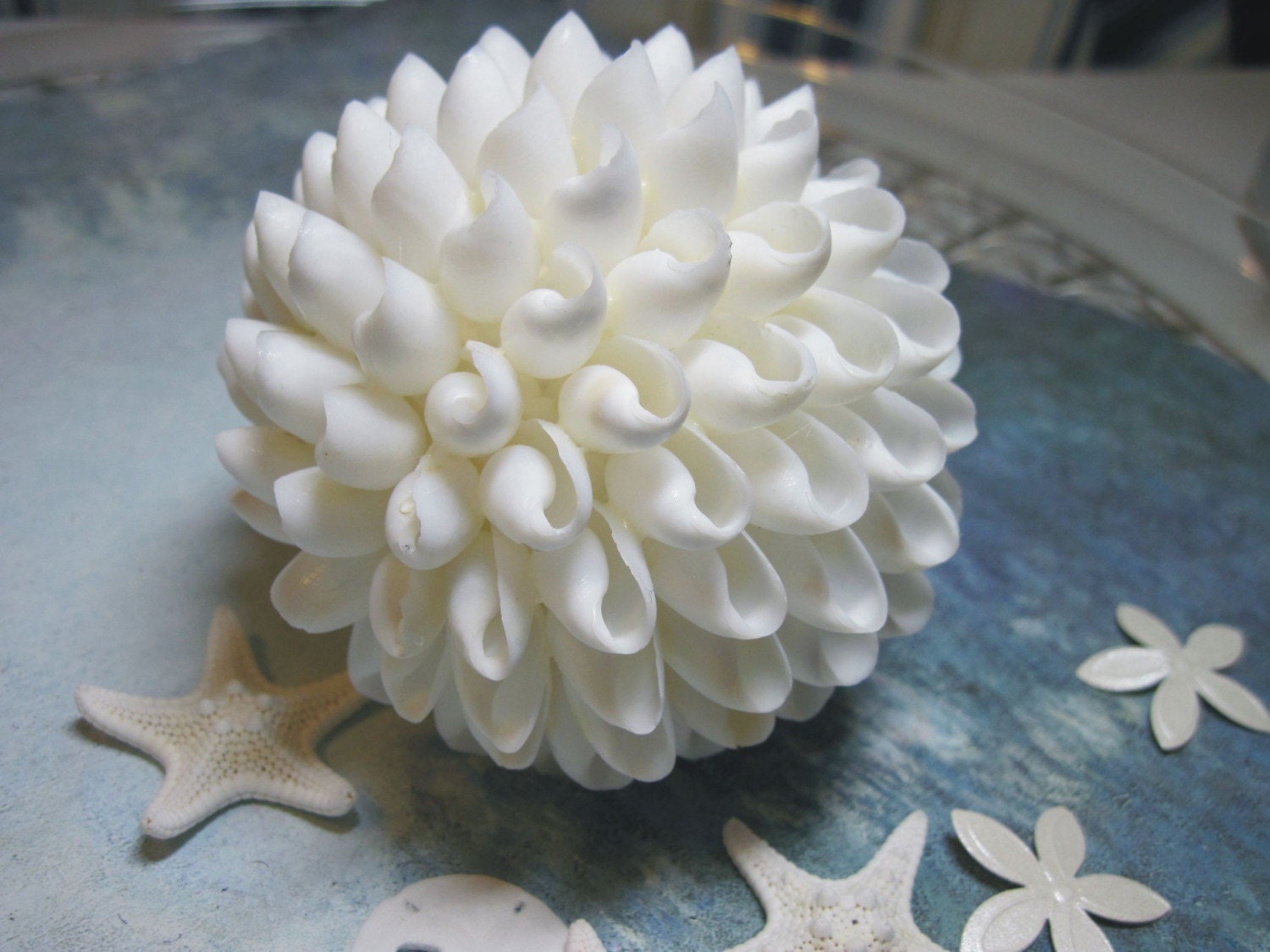 Shell Balls Beach Decor and Weddings