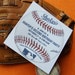 Baseball Birthday Invitation Custom Printable by emilyedsondesign