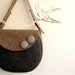 Chocolate Houndstooth Shoulder Bag