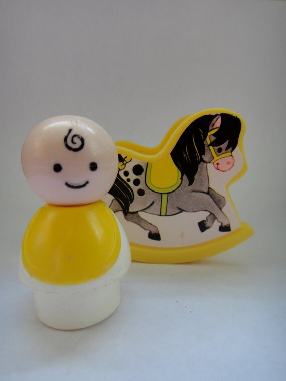 vintage fisher price rocking horse